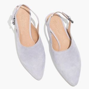 Madewell - Remi Slingback Flats (Suede Lilac)